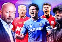De 10 største engelske spillerne i Premier League-historien