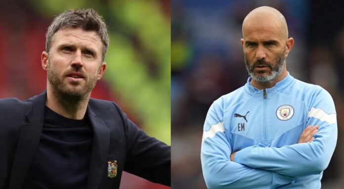 Michael Carrick og Enzo Maresca